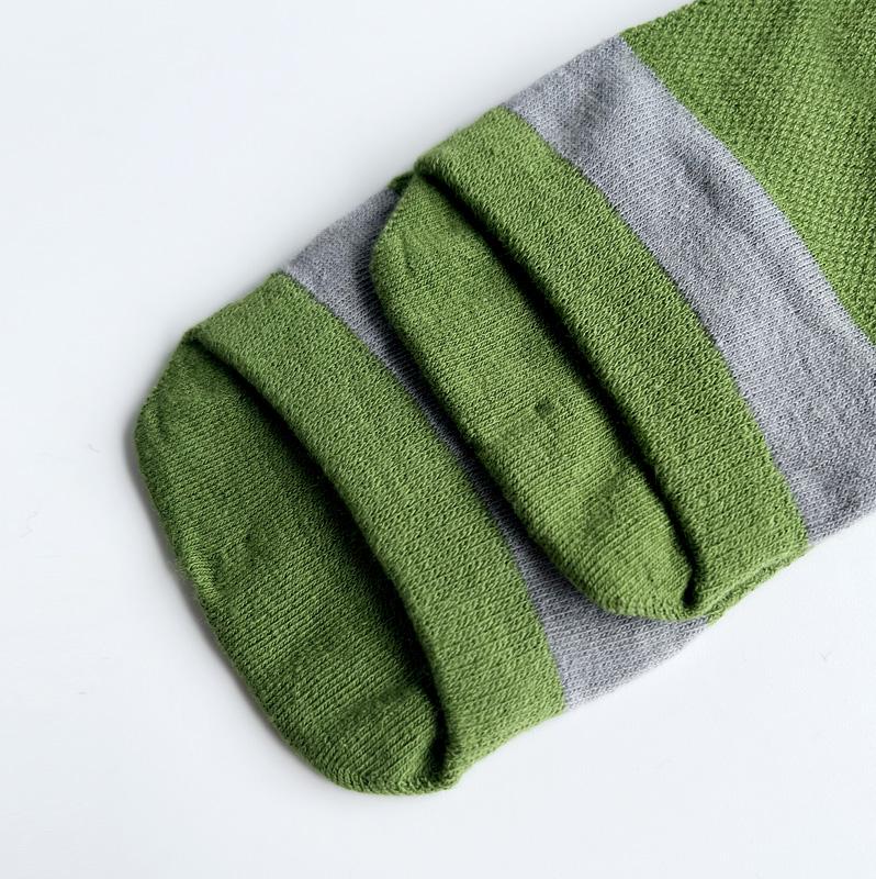 1/5 Pairs Man Boat Socks Toe Cotton Striped Compression Breathable Sweat-Absorbing Elastic Endurable Boy 5 Finger Ankle Socks