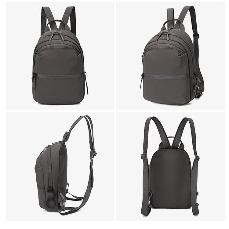 Zainetto mini in nylon leggero borsa al seno