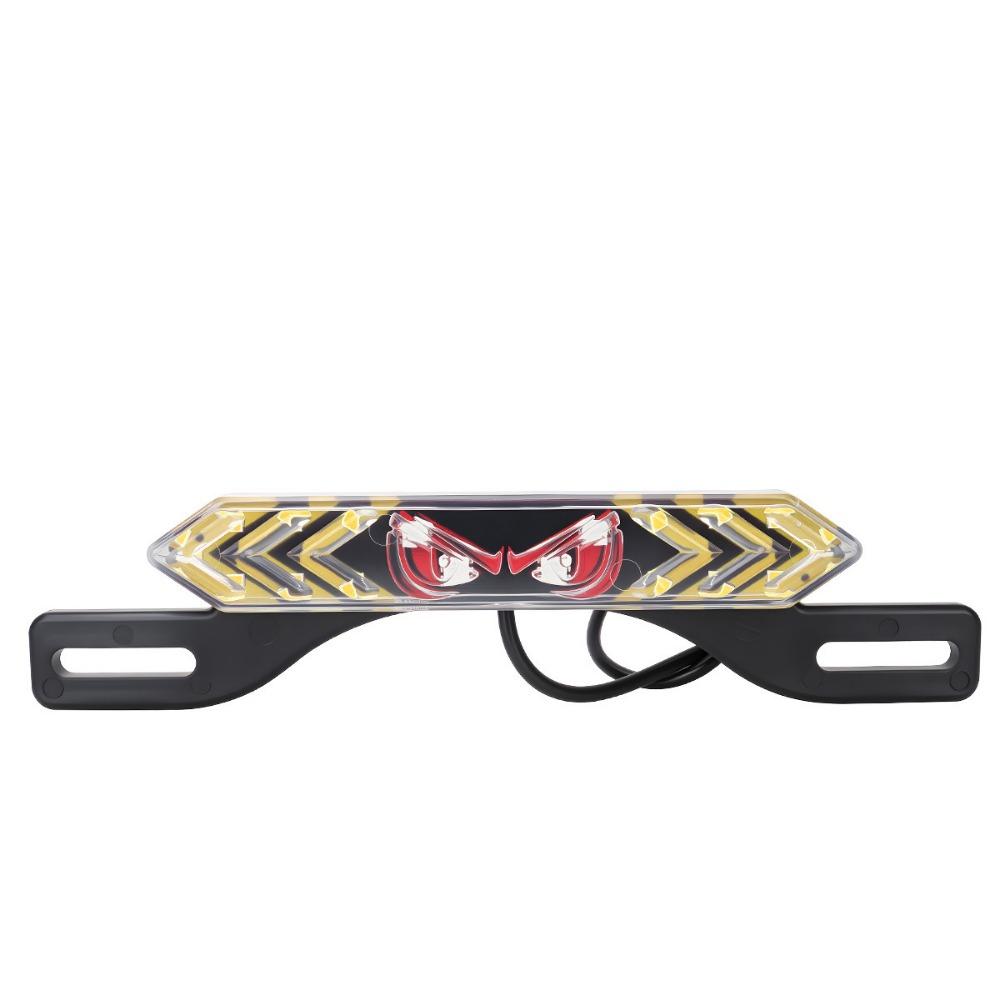 Bright Demon Eye Motorcycle Tail Light Flashing Rear Taillight LED Brake Light Tail Light Parts