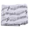 Fashion Stylish Thin Section Printed Musical Notes Chiffon Scarf Shawl Air Conditioner Shawl