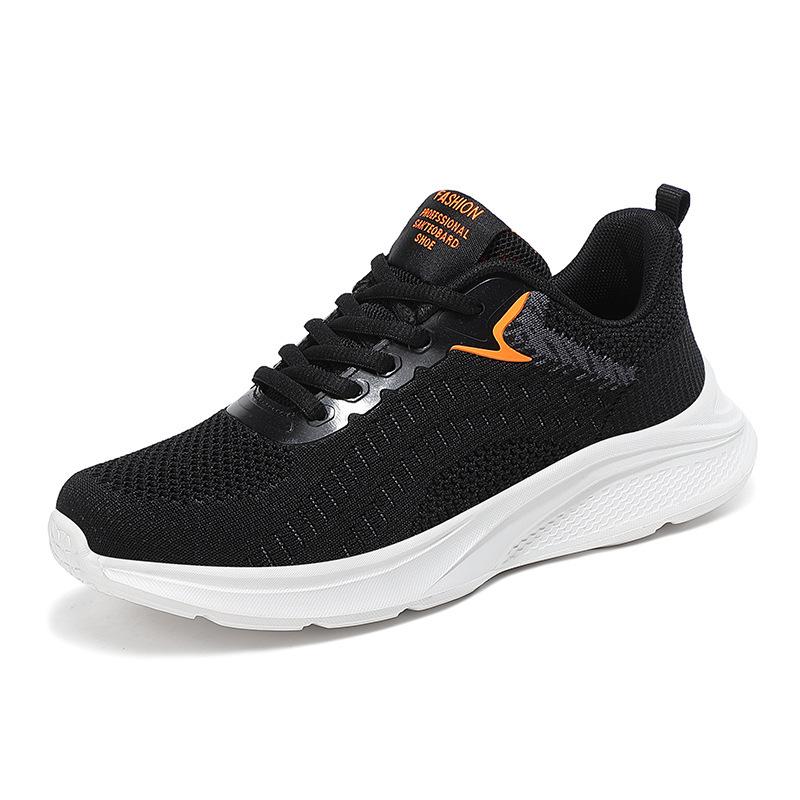 New fly-woven four-season sports shoes casual shoes women's comfortable and fashionable single shoes running shoes