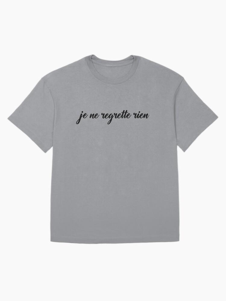édith Piaf Je Ne Regrette Rien Oversized T-Shirt