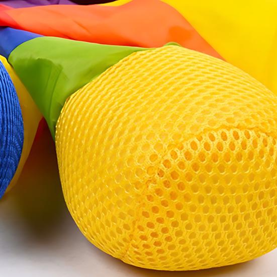 Throw And Catch Ball Toy Rainbow Tail Foam Ball Indoor Outdoor School Playground Sensory Training Kids Colorful Sports Toss Balls