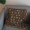 2D Geometric & Leopard Pattern Throw Pillow Pattern Cushion Cover Suitable For Sofa Bedroom Car Pillow Cover