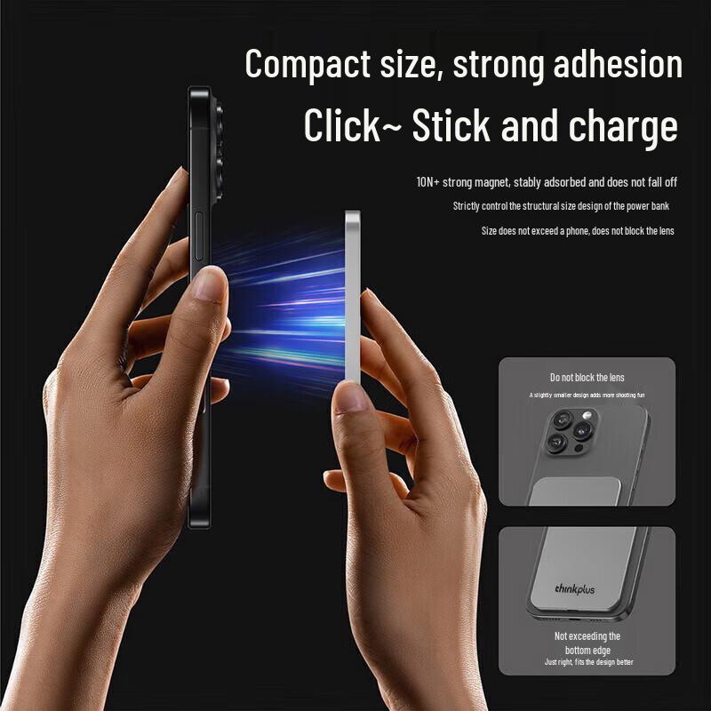 Lenovo thinkplus Magnetic Wireless Power Bank 10000mAh