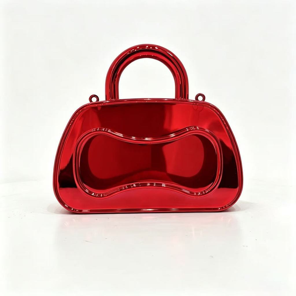Small Acrylic Square Bag With Chain For Daily Casual Wear