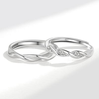 Couple Ring Hiphop Boudoir Ins Niche Design For Women Men Birthday Jewelry Adjustable