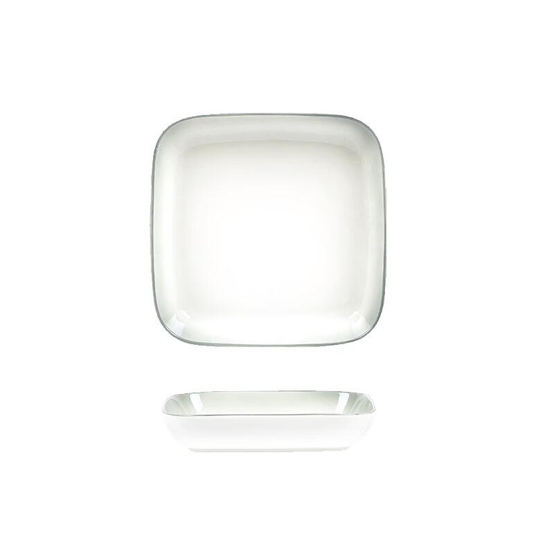 Kangmo Gradient Green Underglaze Ceramic Plate