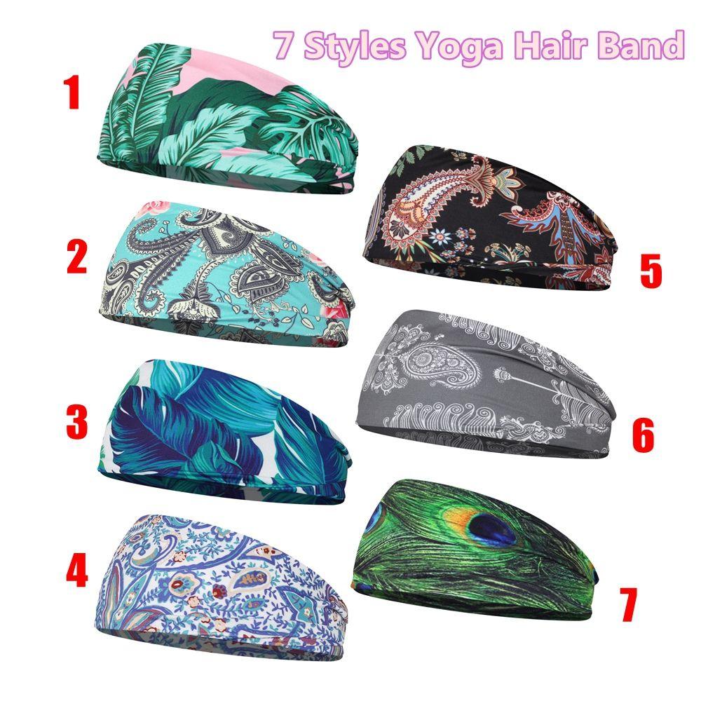 

Sweat Absorbing Anti-Slip Fitness Sweat Bands Running Hairband Yoga Hair Bands Sports Headband 4