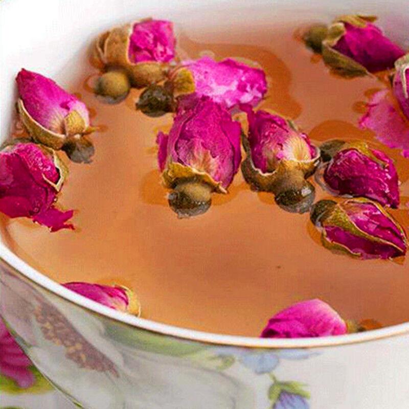 50 г органический красный бутон розы Цветочный цветочный сушеный травяной чай для здоровья — фото 3