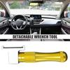 Ergonomic Handle Wrench, Compact Multifunctional Lever Tool, Aluminum Alloy Steel Anti-Slip Grip Detachable Structure Portable Wrench