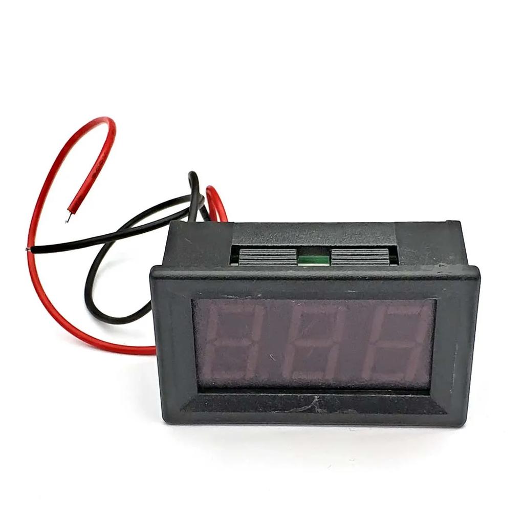 0.56 Digital Voltmeter DC5-120V/DC 5V To 120V Digital Voltmeter Voltage Panel Meter for 12V 24V 96V Electromobile Motorcycle