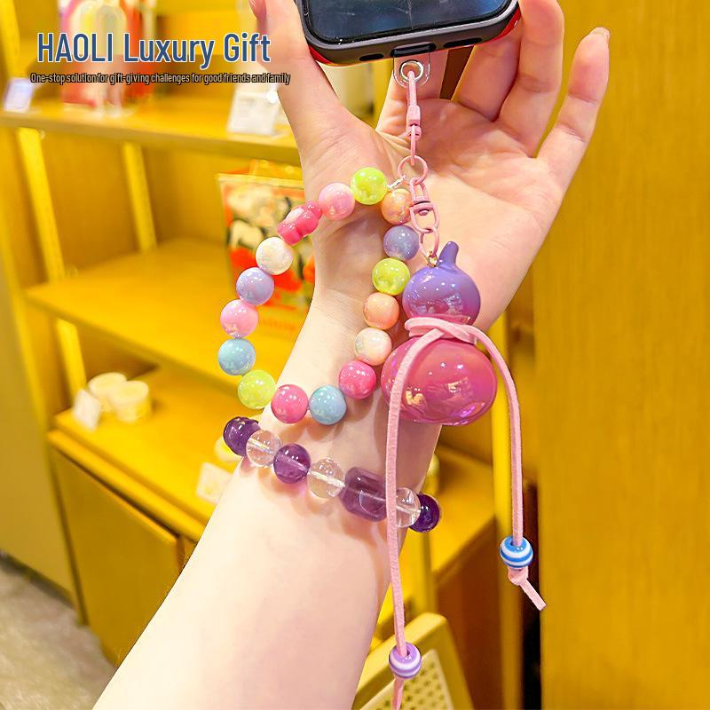 Colorful Gourd Phone Charm Keychain Lanyard