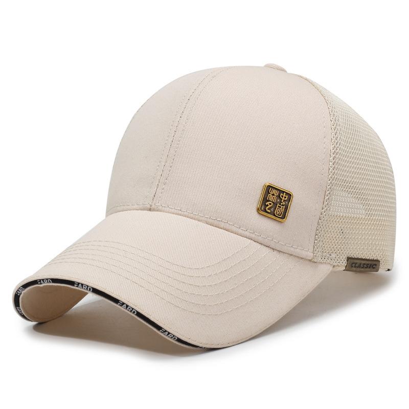 Весна-лето мужская бейсболка для отдыха на открытом воздухе солнцезащитная шляпа бежевый