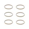 6pcs Silicone Lid Seal for 40oz Tumblers Leak Proof Silicone Seal Rings Portable Cup Seal For 40Oz Tumblers Lids