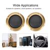 2Pcs Black Gold Silver Speaker Protective Grill Decorative Speaker Mesh Circle  Audio DIY Decoration