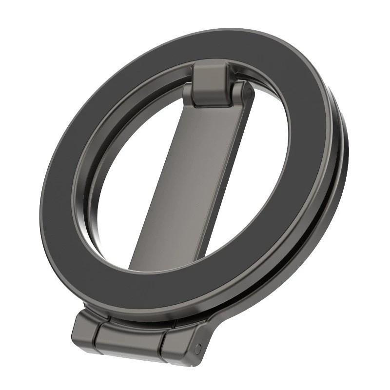 Magnetic Alloy Phone Stand: Multi-functional Desktop Holder for Universal Use