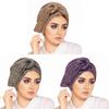 Modern Ladies Sequin Twisted Headscarf Hat With Ethnic Style For All Seasons