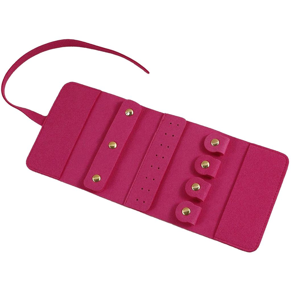 Convenient Jewelry Storage Bag Lightweight Necklace Bracelet Travel Organizer Waterproof Earrings Rings Storage Rolls