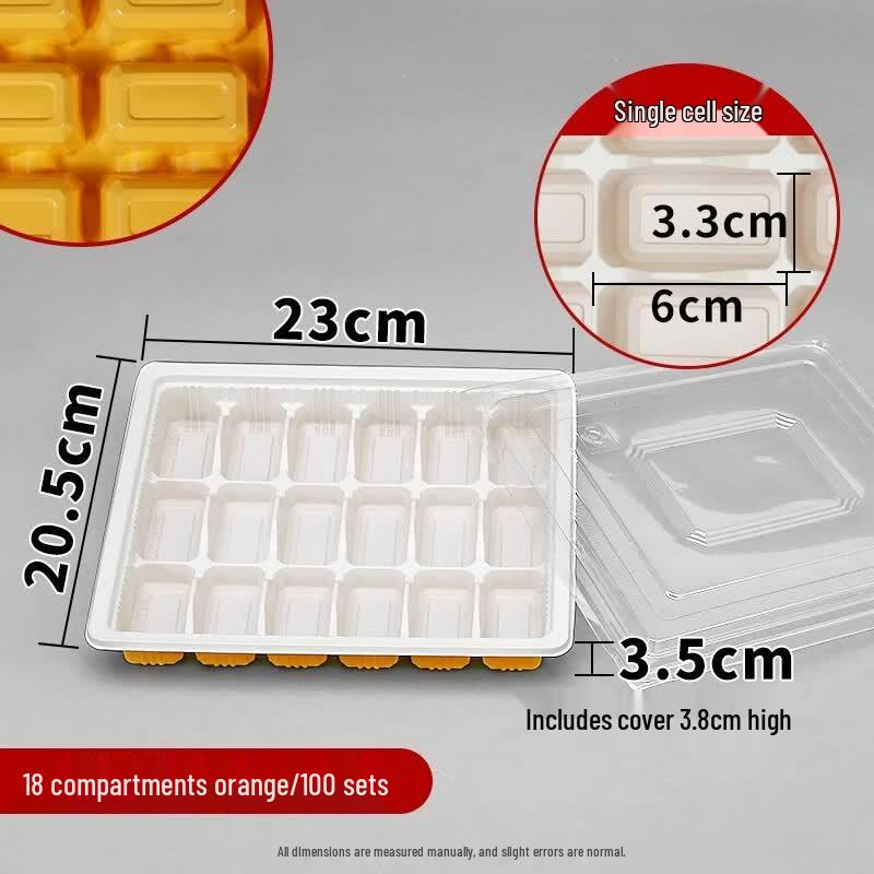 Miaojiayi 18-Compartment Disposable Dumpling Storage Box