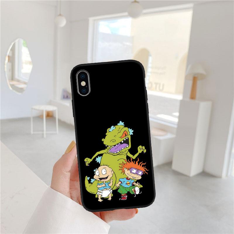 LO82 R-Rugrats Soft Shell Phone Case for Xiaomi Poco C40 C50 C51 C55 C65 C71 C75 F3 F5 F6 F7 M2 M3 Pro Ultra