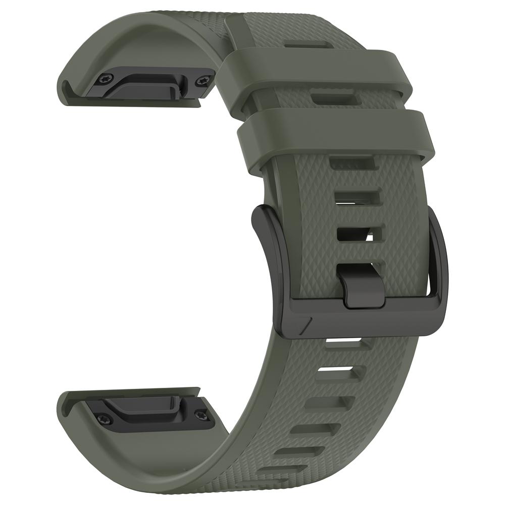 QuickFit 22mm 26mm Silicone Strap for Garmin Fenix 8pro 7 7X E 6X 6 Pro 5 5X Plus Epix/Enduro/Descent Mk2i/Instinct 3 Watchbands