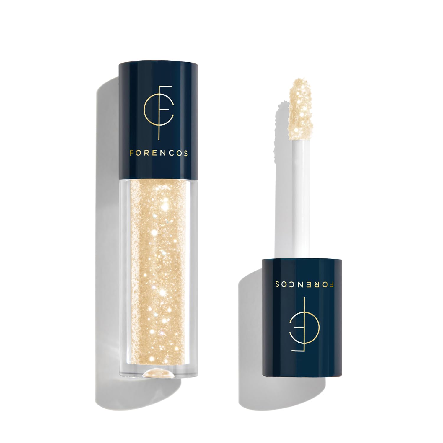 FORENCOS METAL GLITZY Eye Glitter Eyeshadow - Shimmer, Pearl, Long-lasting, Crease-resistant, Moisture-based (02 Sol)