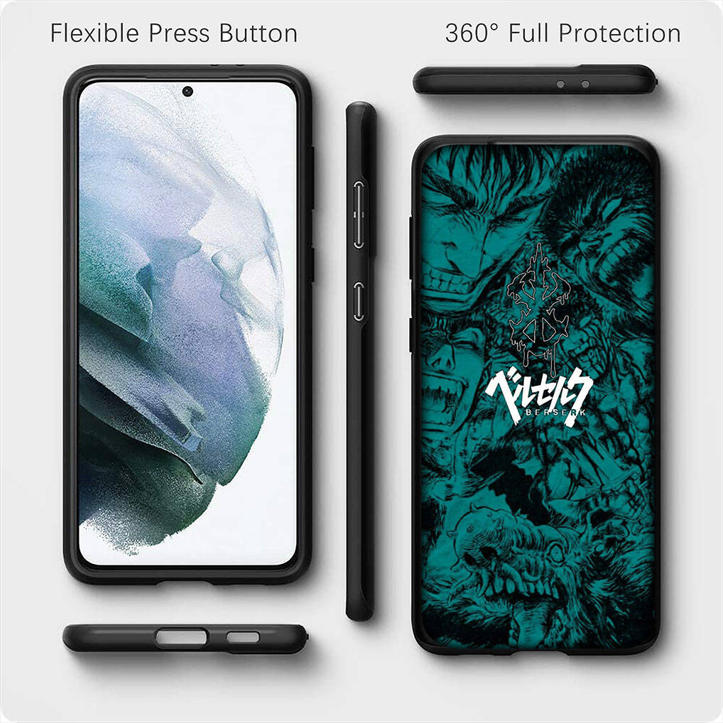 Pour iPhone 17 16 15 Xiaomi Poco F7 F8 X7 X6 F5 C85 C75 C71 M8 Redmi Note 14 13 12 11 Pro Max 14C 13C 15C A3 A4 Coque de téléphone Comics Berserk Guts