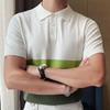 New Men'S Polo Shirt Made Of Pure Cotton With Dropped Shoulders High-Quality Loose Fit For Fitness Versatile For Daily Exercise Short Sleeved Casual