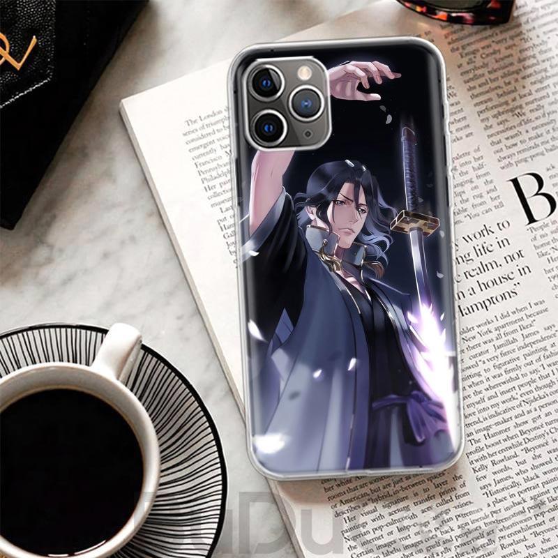 Bleach Kuchiki Byakuya Cover For iPhone 17 Air 16 16E 15 Pro Max 14 Plus 13 Mini Phone Case 12 11 7 8 SE Customized Print Shell