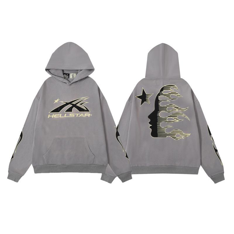 Unisex Retro Distressed Print Hoodie - Herbst/Winter Mode