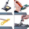 19-in-1 Adjustable 60W Electric Soldering Iron Kit with Multimeter and Temperature Control