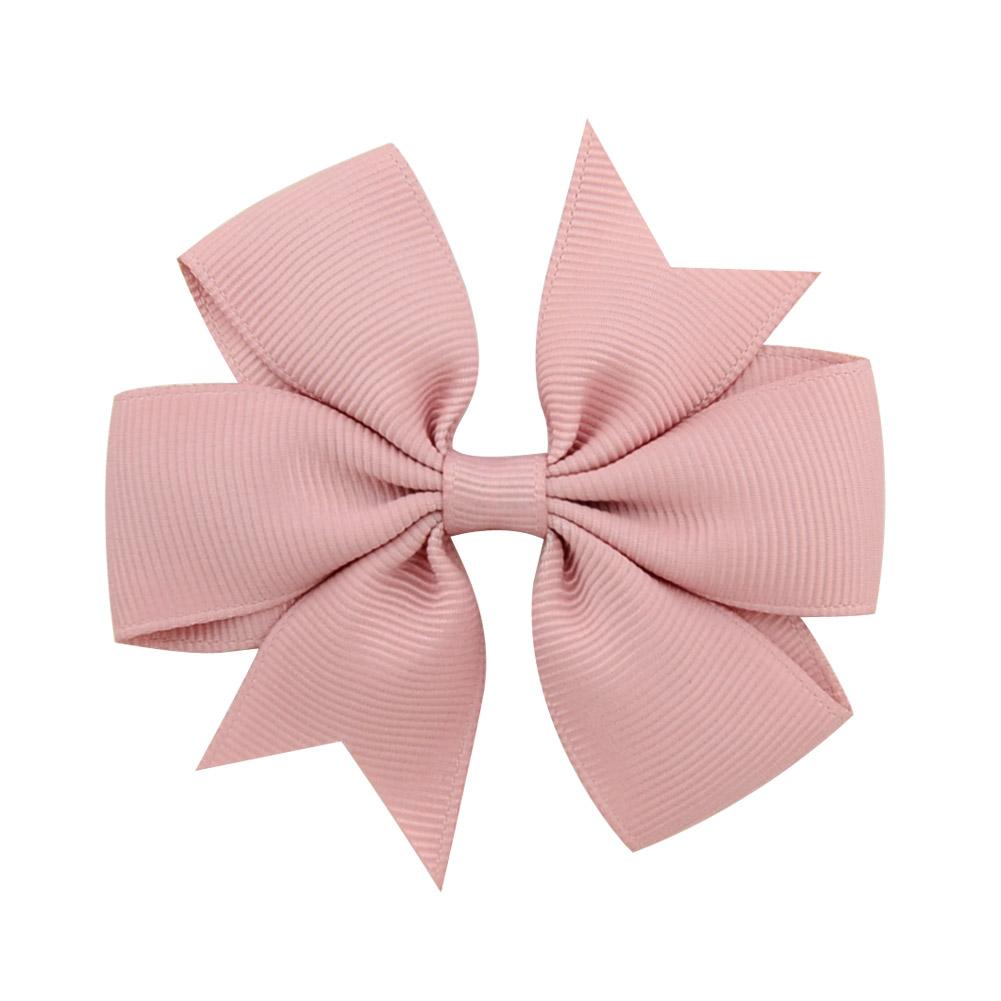 1 st Färger Enfärgat Grosgrainband Rosetter Spännen Hårnål Flicks hårosetter Boutique Hårspänne Håraccessoarer Barn Håraccessoarer 564