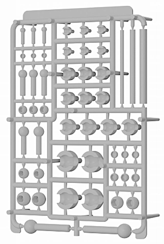 

Hobby Base Ball Joint Pure for Plastic Double, White, Models, PPC-T133