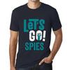 Mens T Shirt Lets Go Spies Eco Friendly Limited Edition