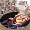 1pc Chucky3 Print Round Carpet Chair Round Carpet Suitable for Bedroom Living Room Home Decorative Carpet
