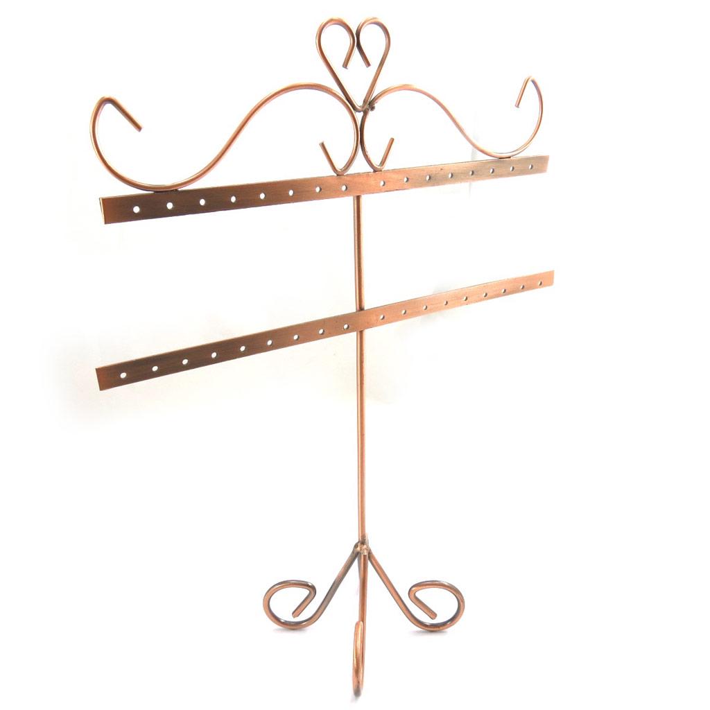 Les Trésors De Lily [K2403] - Ohrringhalter 'Schmiedeeisen' kupferfarben