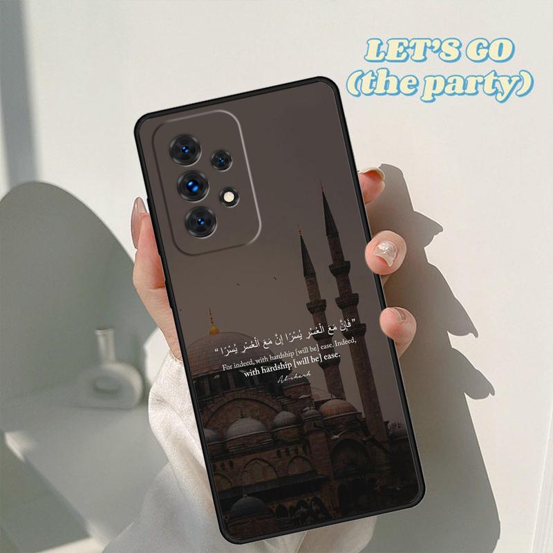 Muslim Surah Ikhlas Islamic Quotes Phone Case For Samsung A42 A31 A40 A51 A71 A32 A80 A91 A52 A72 A20 A21S A50 A70 A11 A12 Cover