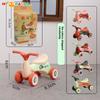 1Pc Mini Simulation Balance Car - Cute Four-Wheeled Baby Scooter Ornament, Creative Assembly Toy & Gift for Kids