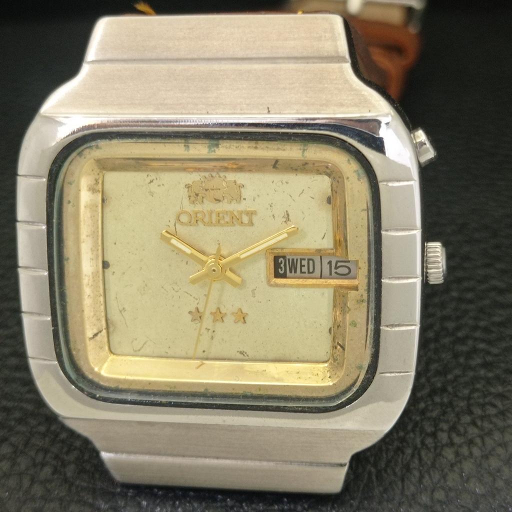 Orient AUTOMATIC JAPONIA 46943 CEAS DE MÂNĂ BĂRBĂTESC VINTAGE ORIGINAL CU CADRAN a703379-1 R213b-a703379