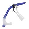 Swimming Snorkel Reduced Drag Silicone Swimming Breathing Tube with Adjustable Head Brace for Snorkeling Diving