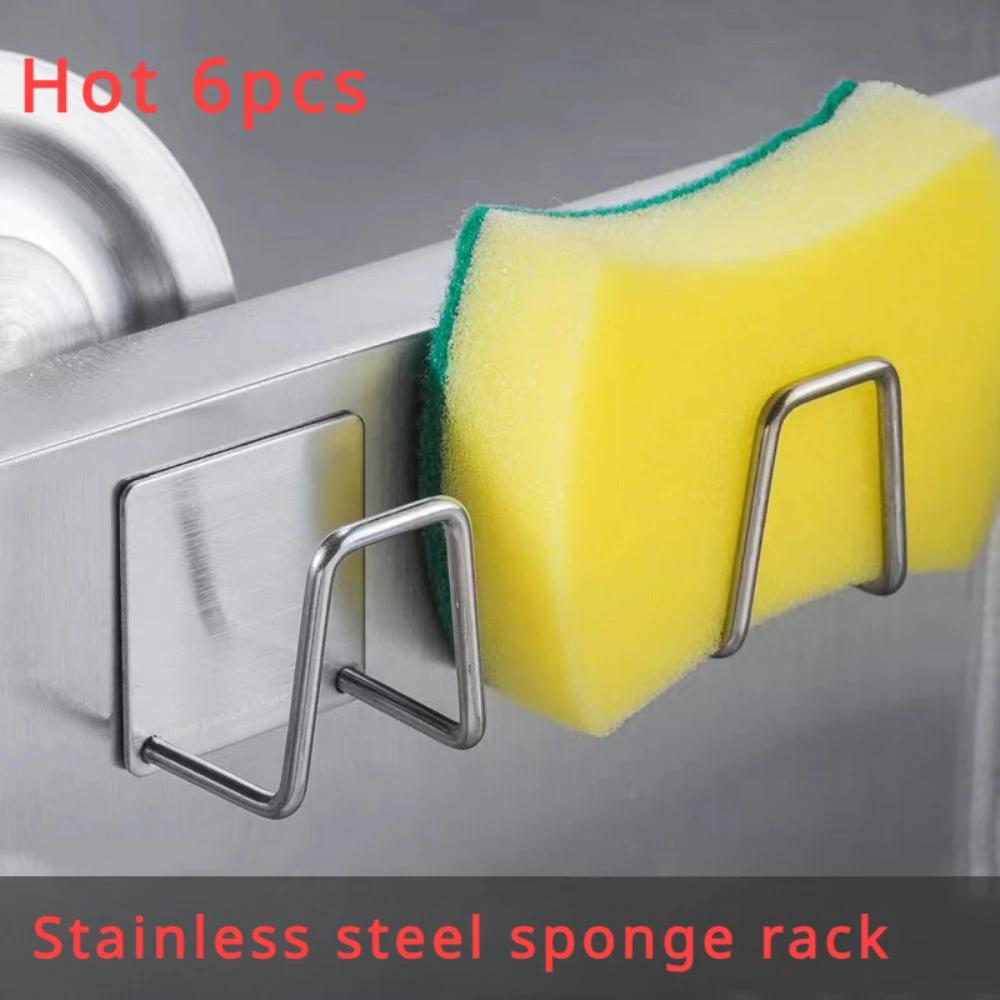 Rack Kitchen Sink Bathroom Accessories Hooks Shelf Cutlery Organizer Storage Drainer Dishes Drying Drain Home Organization