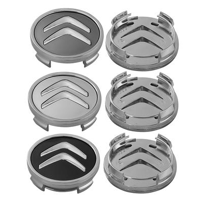 4pcs 56mm/60mm Car Wheel Hub Center Cap Badge Covers Sticker For Cactus C1 C2 C3 C6 C8  C4 Picasso Xsara C5 Aircross