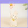 Wooden Craft Bunny Decor With Engraved Design For Home Entryway And Gift Giving