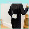 Stylish Small Korean Saddle Bag 2024 Fashion Pu Leather Candy Color Chain Bag