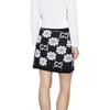 (WMNS) Gucci GG Flower Cotton Jacquard Skirt 'Black White' Women's 782225-XKDZ2-1080