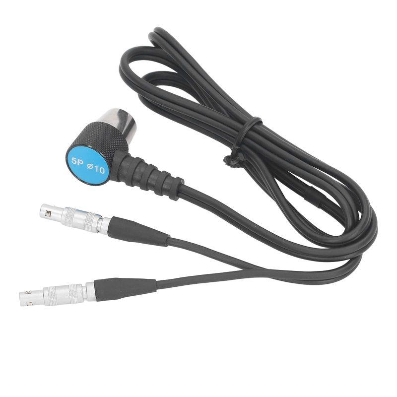 10Mm/5Mhz Ultrasonic Thickness Gauge Standard Probe Non Contact Transducer Tester Meter for Metals, Non Metal, Plastics