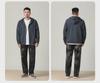 Men's 300g Antibacterial Zipper Hoodie - Simple, Casual, Solid Color, Lightweight Cardigan for Spring & Autumn