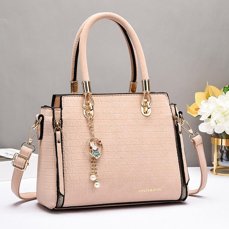 New Plaid Fashion Patchwork Handbag with Large Capacity Single Shoulder Bag with High Appearance Level Female Bag