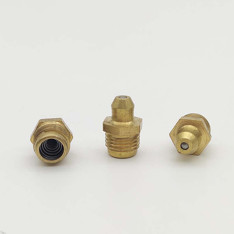 165-Piece Brass Grease Nipple Set - M6, M8, M10 Combination with Straight and Bent Oil Injection Cups